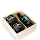 Caja tipo "Gift Box" con Aceite de Oliva Ultra Premium y Aceitunas Kalamata