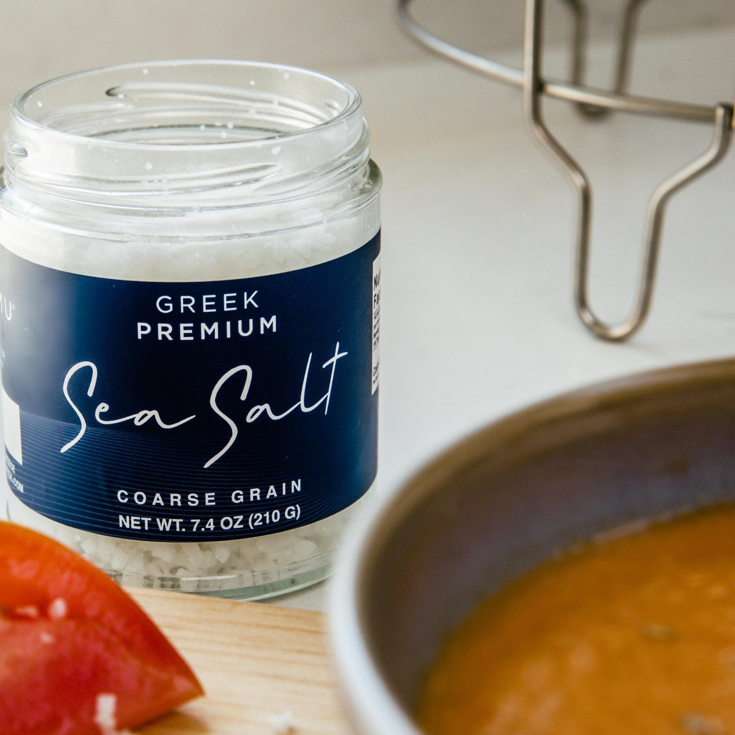 Sal de Mar Premium del Mediterráneo de Grano Grueso 210g (7.4 oz)