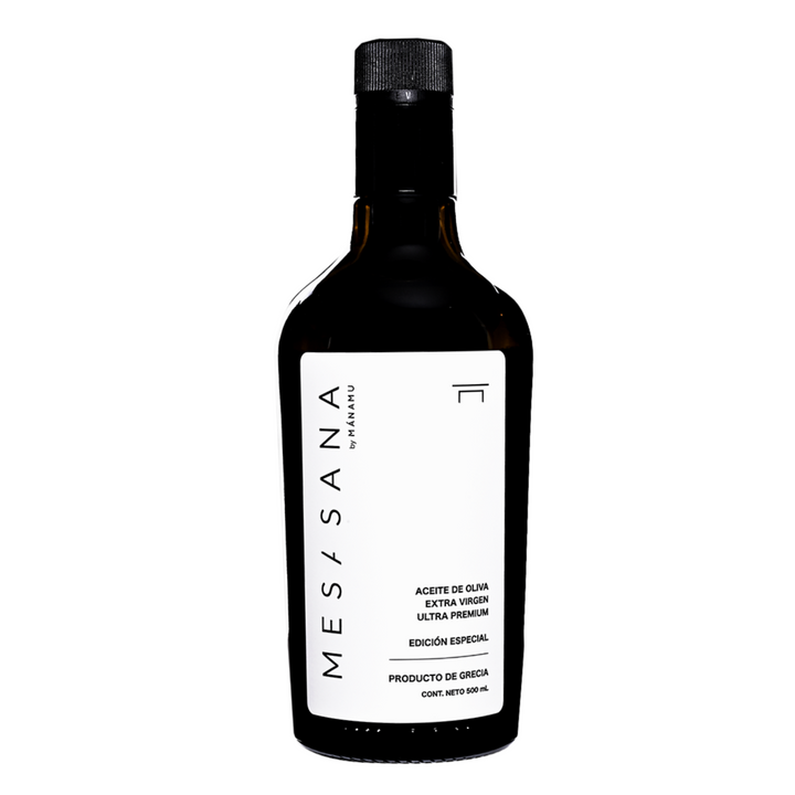 Aceite de Oliva Extra Virgen Ultra Premium Mesa Sana "By Mánamu"de 500 ml (16.9 oz)