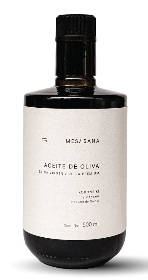 Aceite de Oliva Extra Virgen Ultra Premium Mesa Sana "By Mánamu"de 500 ml (16.9 oz)