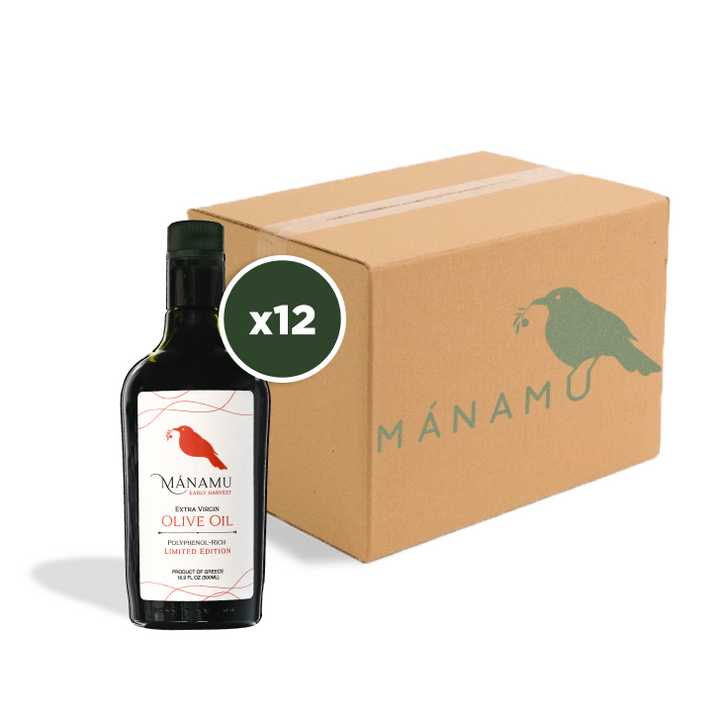 12 pcs. Extra Virgin Olive Oil "Early Harvest" 500 ml (16.9 oz)