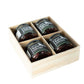 Caja tipo "Gift Box"con Aceitunas Kalamata Jumbo con Hueso