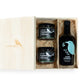 "Gift Box" box with Ultra Premium Olive Oil and Kalamata Olives